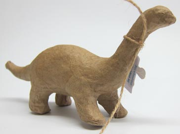 Pappmaché-Figur Brontosaurus XS
